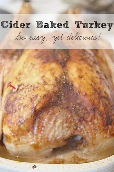 Does making a turkey seem daunting? This is the PERFECT recipe for you. SO easy yet perfect to use with turkey breast or whole turkey.
