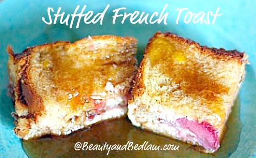 SO YUMMY!! Stuffed french toast casserole - Strawberries and cream. It doesn't get better than that!