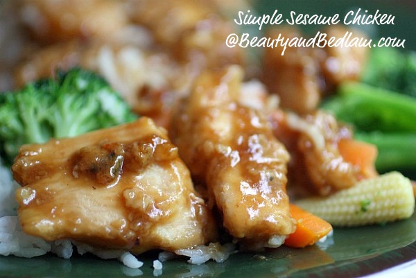 Bring the Restaurant Quality home with this unbelievably simple and AMAZING Sesame Chicken.
