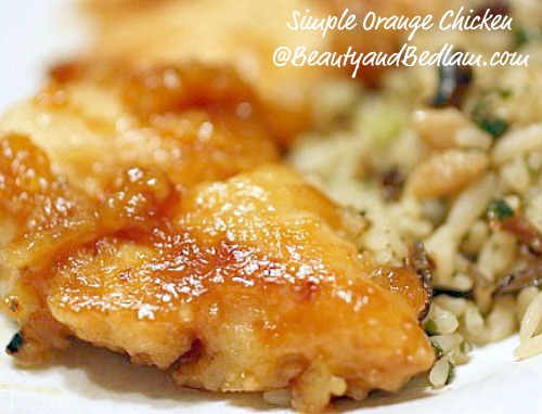 Delicious Low Fat, Orange Chicken recipe. As good as the Restaurant!