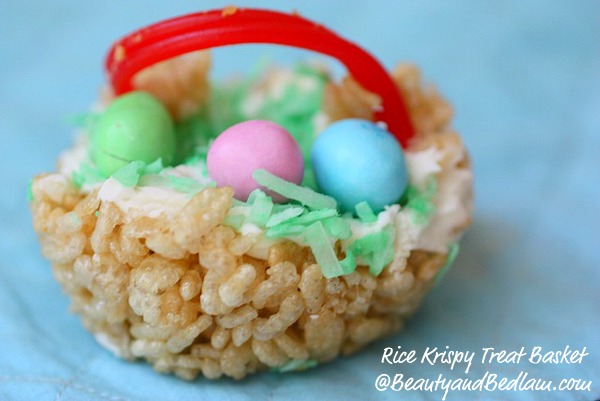 Easter Basket treat Rice Krispie Easter Basket: the Best in Easter Basket Treats