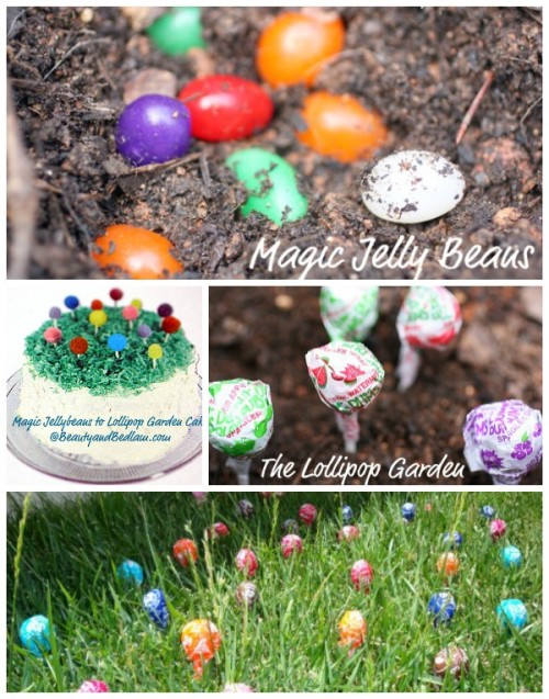 Plant Magic Jelly Beans the night before. Watch the kids amazement as they see what grew over night. Neat tradition can be tied in..