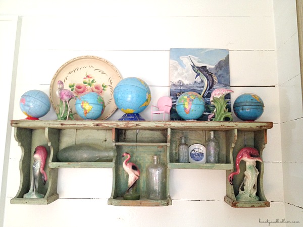 Vintage Decor with globe accents