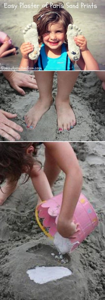 Beach craft - sand print
