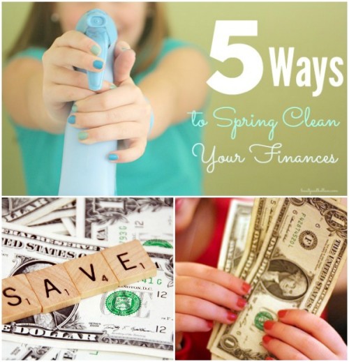 Simple, practical tips to help you save thousands. 5 Ways to Spring Clean Your Family Finances and put more cash in the bank now!