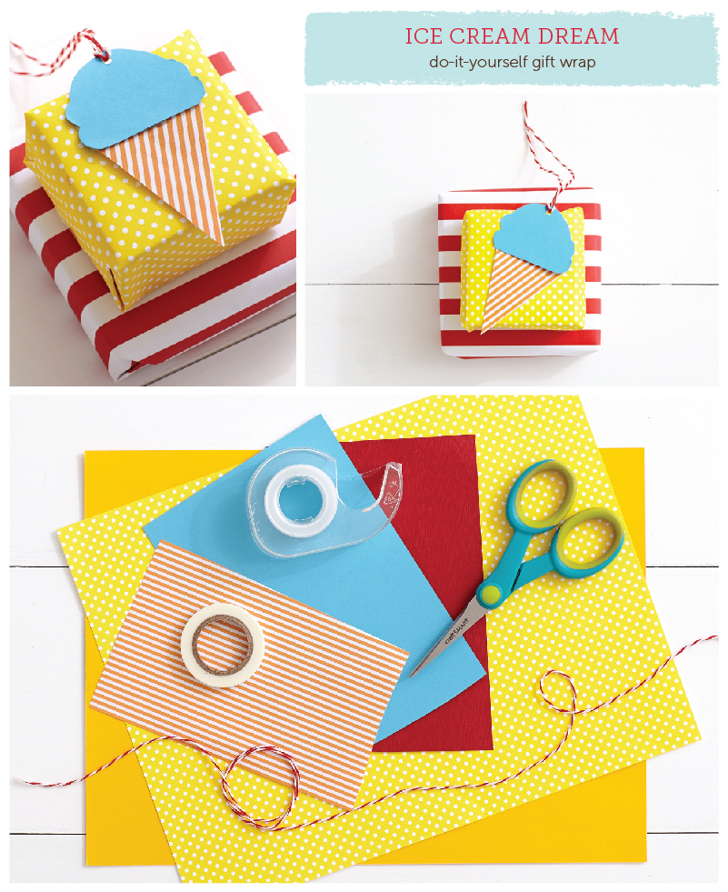 Dress up your package in these adorable DIY gift wrap ideas.