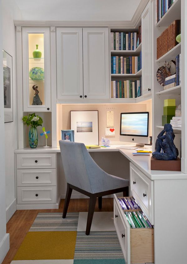 Corner office space utilized perfectly