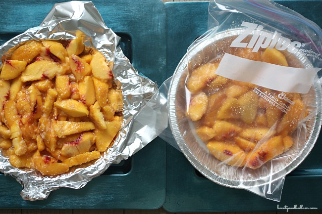 Freeze Fresh Peach Pies in Bulk and have it ready in minutes
