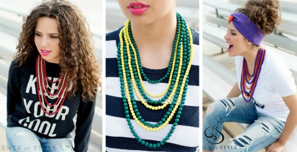 Love these six strand necklaces