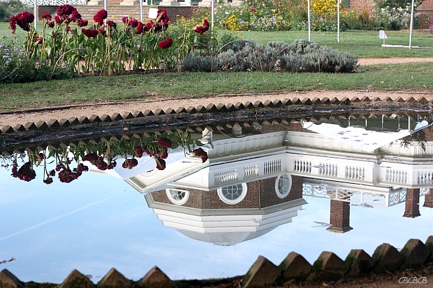 Reflection of Monticello in the water