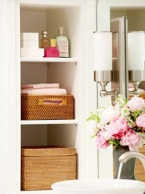 Bathroom storage and speed cleaning tips and ideas