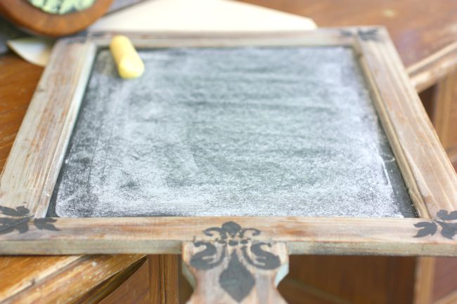 How to cure a new diy chalkboard